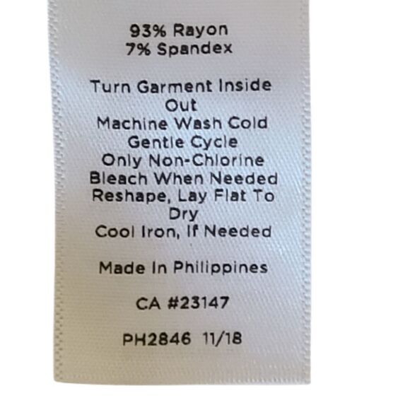 Talbots Women's Easy Care Pullover Short Sleeve Black & White Dress - Sz SP - Picture 6 of 7